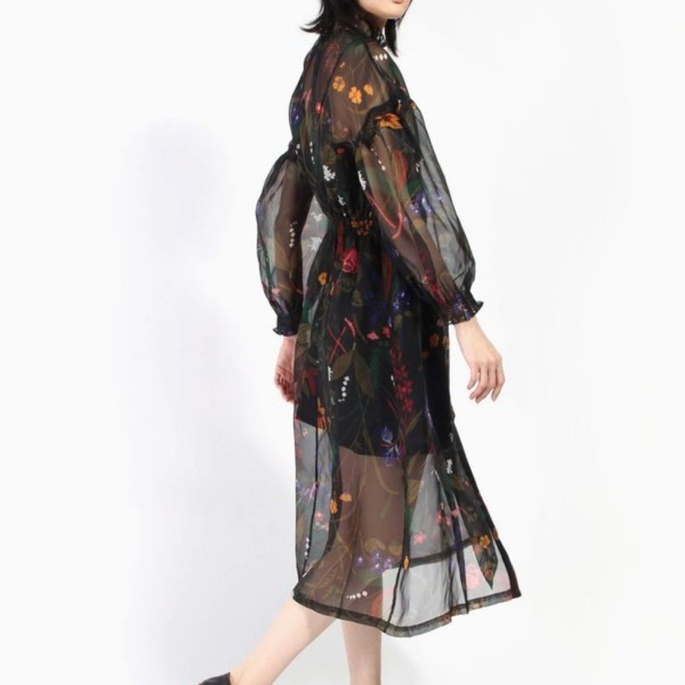 Rodebjer Nanna Dress Black Silk Size M